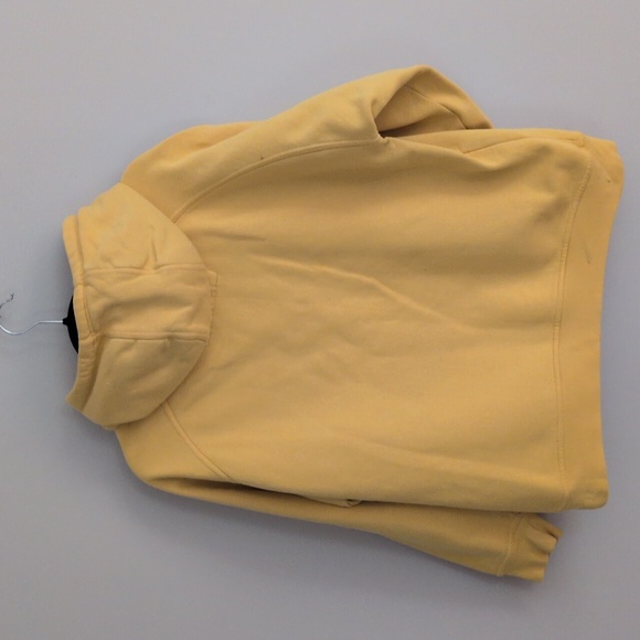 Vintage Yellow Cat Caterpillar Hoodie M - Picture 3 of 12